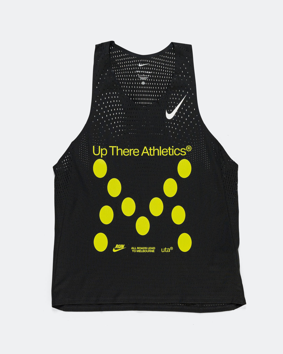 Nike - Mens Dri-FIT ADV Aeroswift Singlet MM26 - Black - Up There Athletics