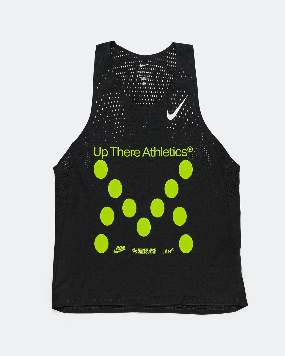 Nike - Mens Dri-FIT ADV Aeroswift Singlet MM26 - Black - Up There Athletics