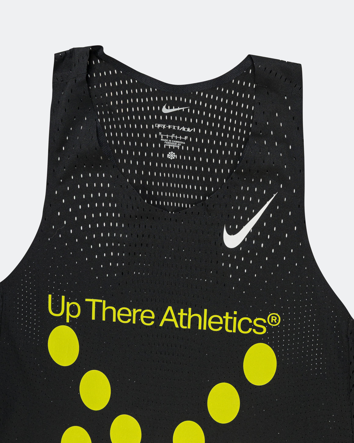 Nike - Mens Dri-FIT ADV Aeroswift Singlet MM26 - Black - Up There Athletics