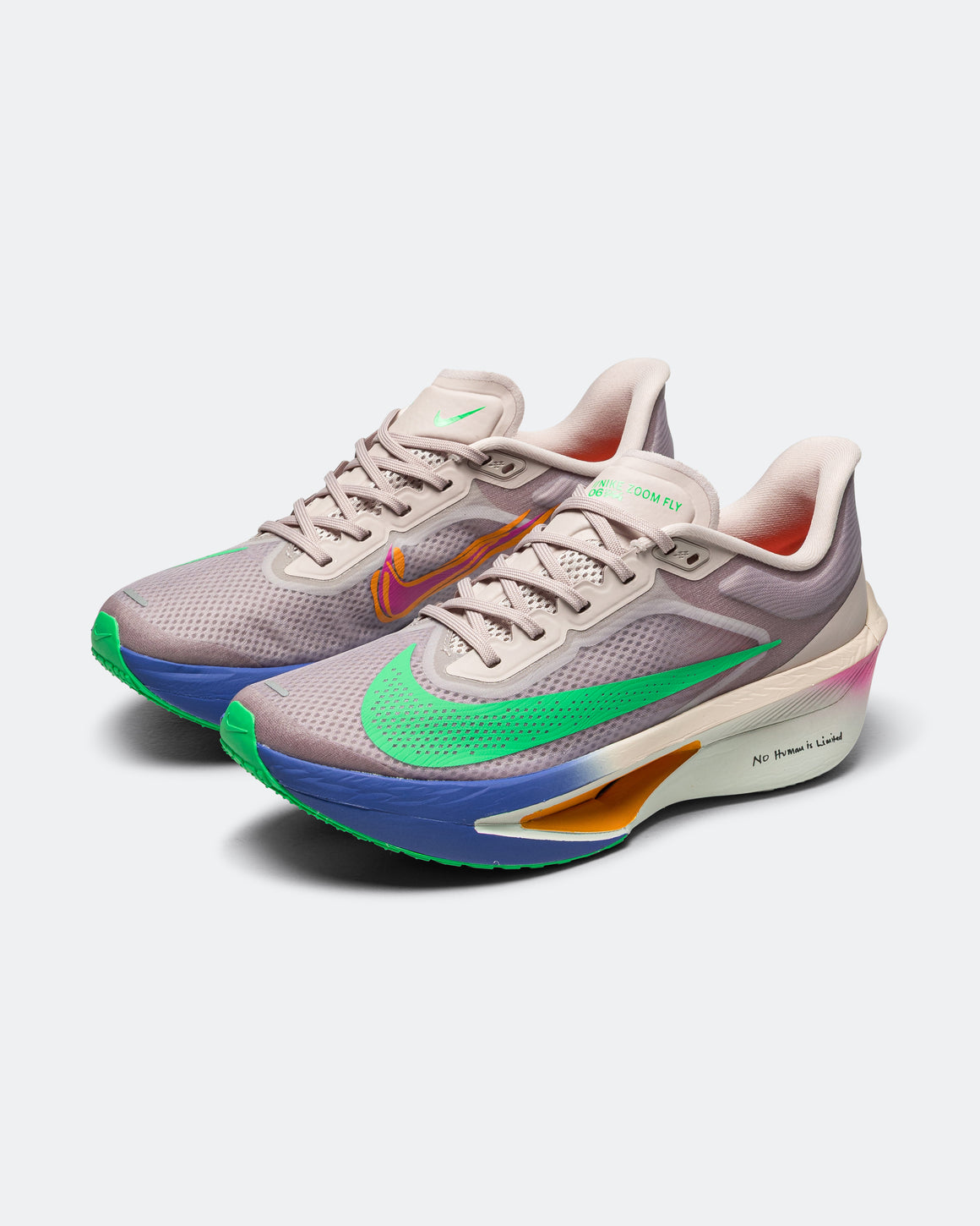 Nike - Mens Zoom Fly 6 EK - Silt Red/Green Shock-Persian Violet-Fire Pink - Up There Athletics