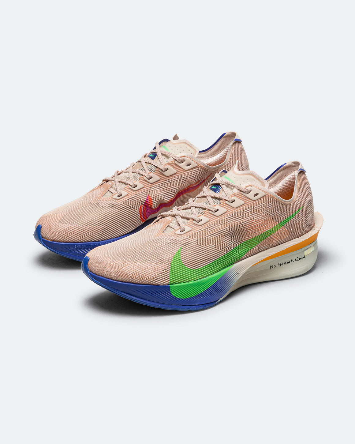 Nike - Mens ZoomX Vaporfly Next% 4 EK - Silt Red/Green Shock-Fire Pink-Bright Ceramic-Persian Violet - Up There Athletics