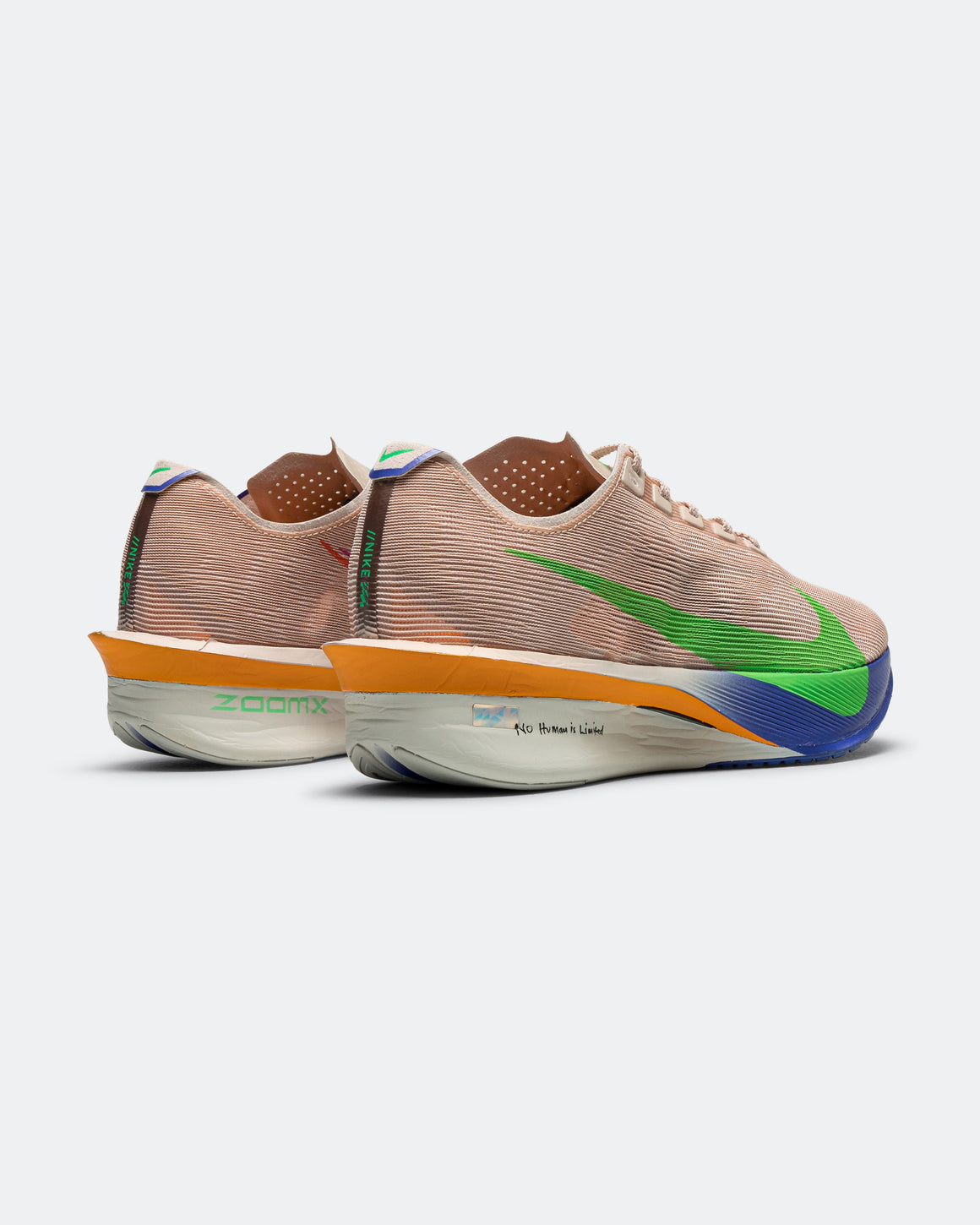 Nike - Mens ZoomX Vaporfly Next% 4 EK - Silt Red/Green Shock-Fire Pink-Bright Ceramic-Persian Violet - Up There Athletics