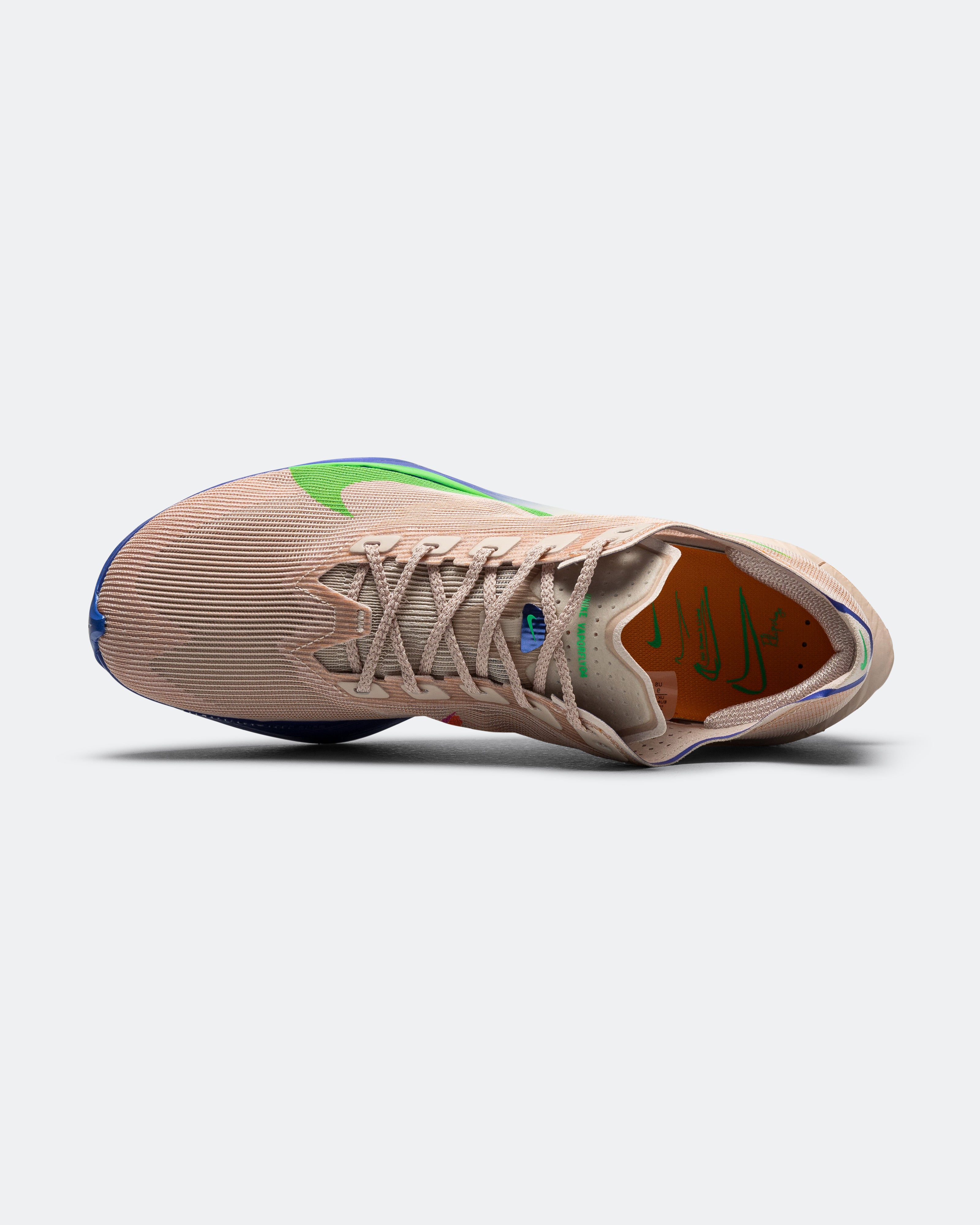 Nike - Mens ZoomX Vaporfly Next% 4 EK - Silt Red/Green Shock-Fire