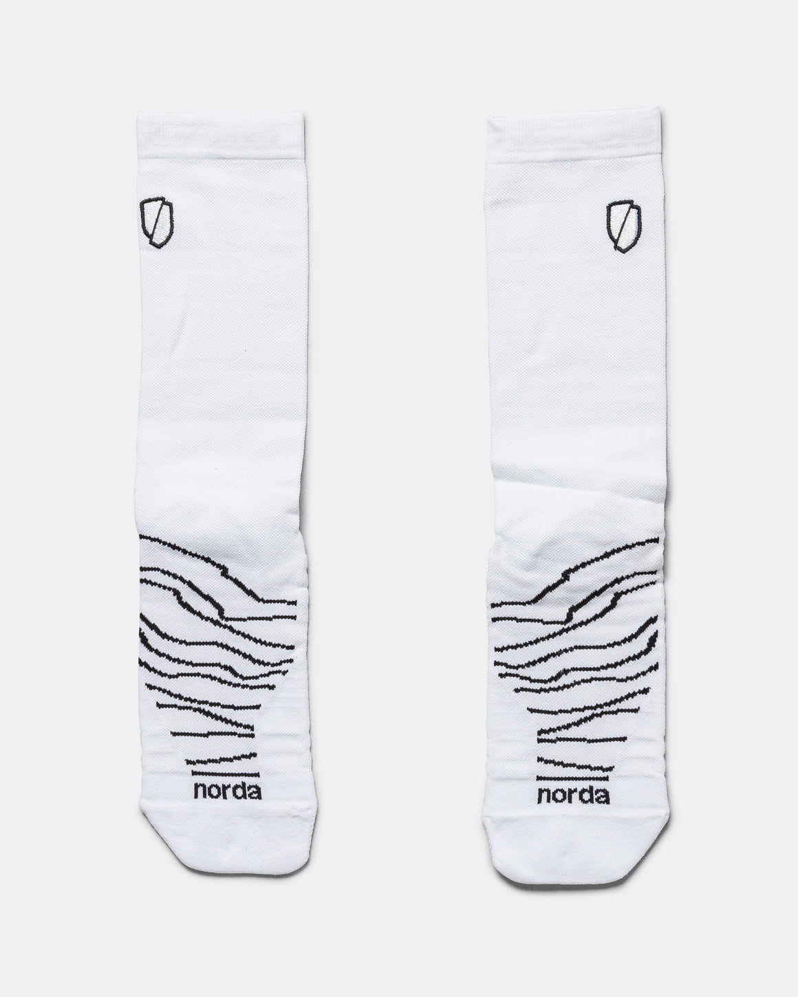 Norda - Performance Socks - White - Up There Athletics