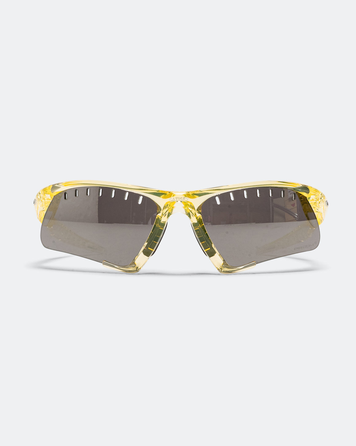 Oakley - Suture Jacket x Satisfy - Trans Yellow w/ Prizm Black Vented - Up There Athletics