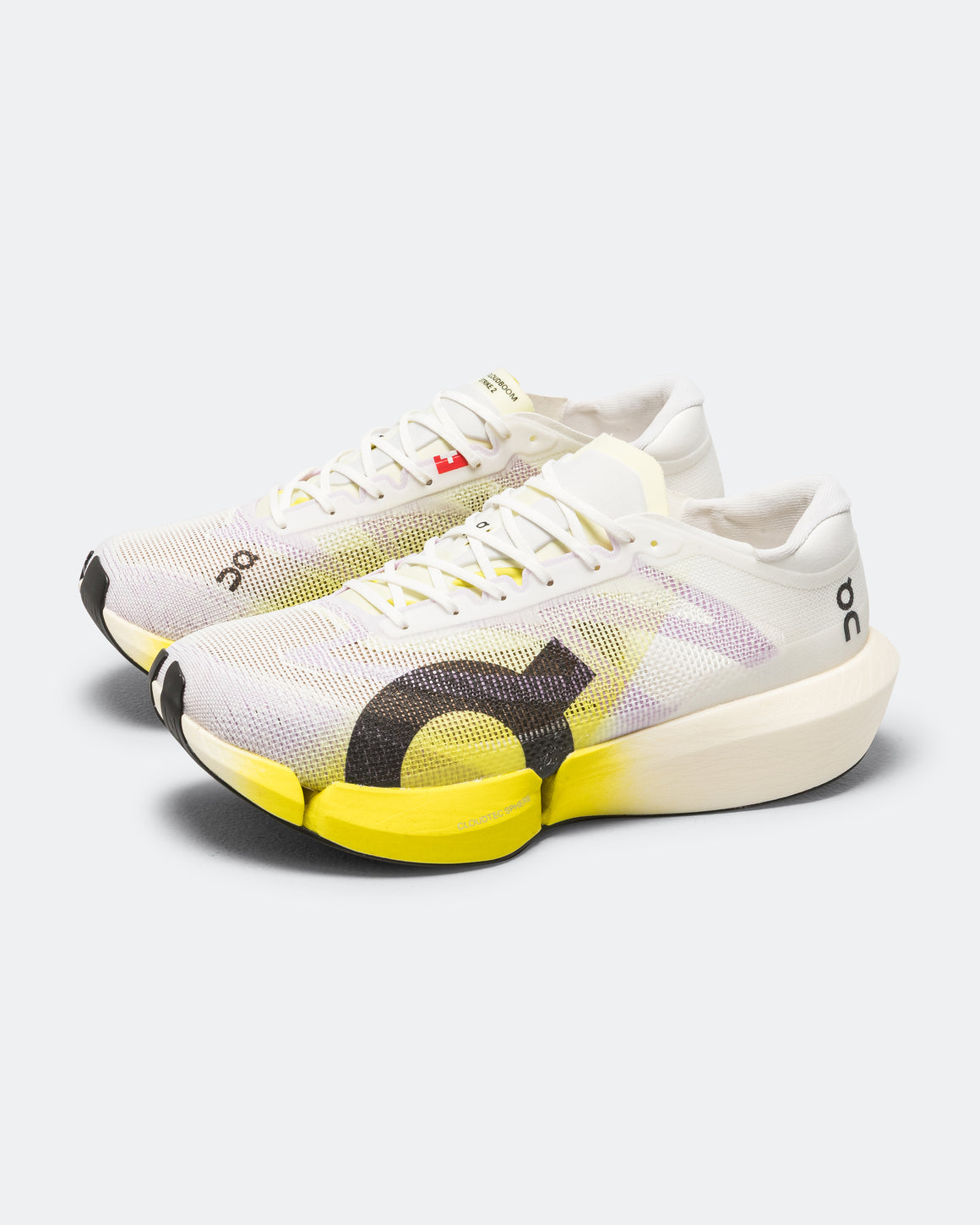 On Running - Cloudboom Strike 2 - White/Lime - Up There Athletics