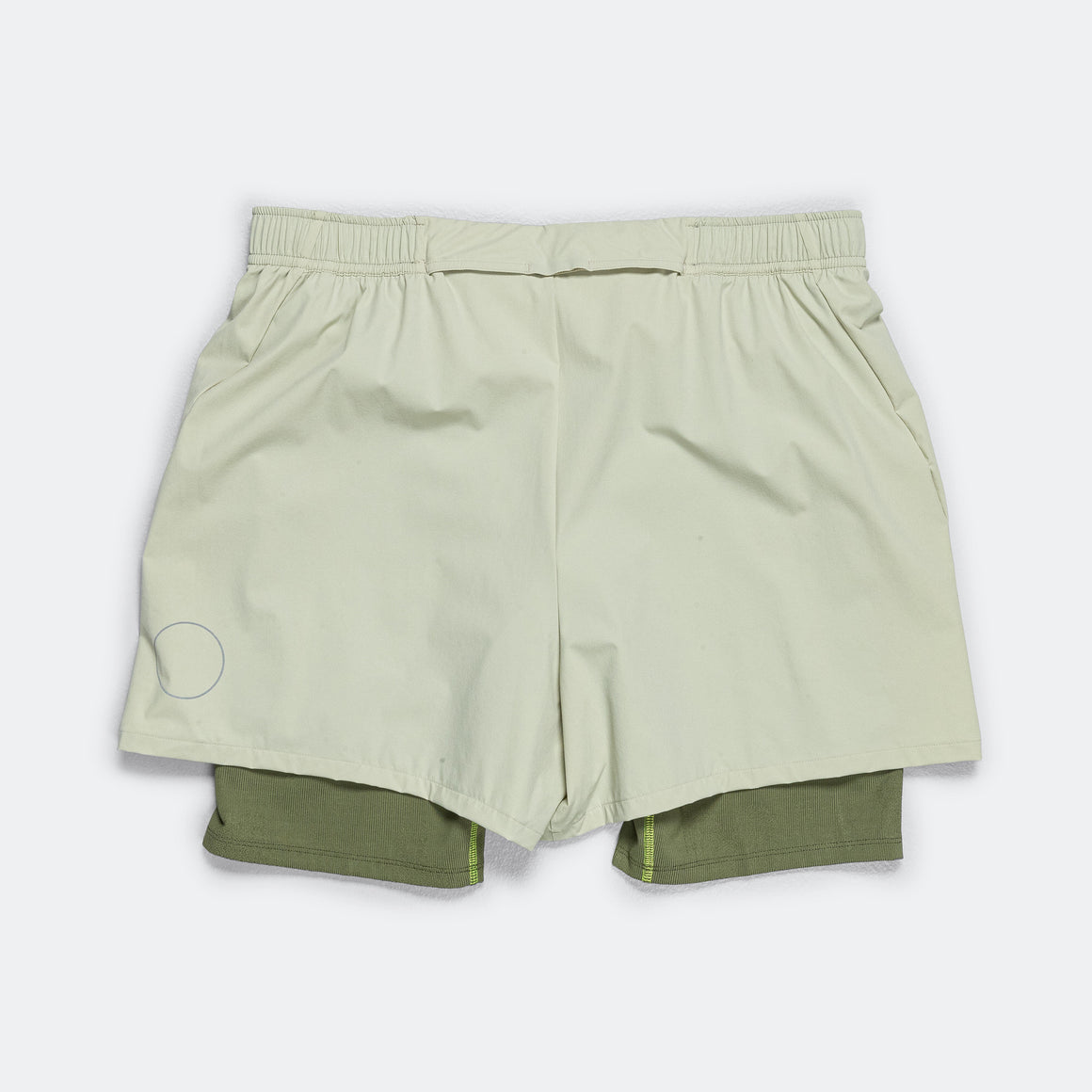 On Running - Mens Pace Shorts x Distance - Chalk - Up There Athletics