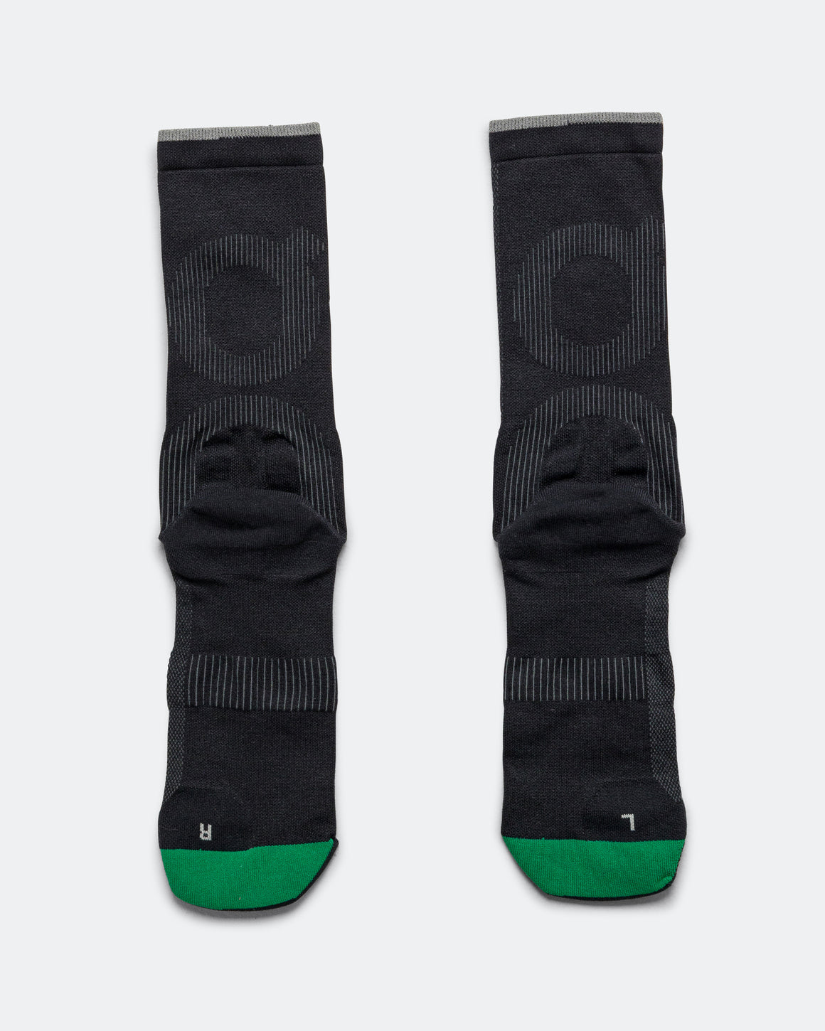 On Running - Elite Run Sock High - Black/Magnet - Up There Athletics