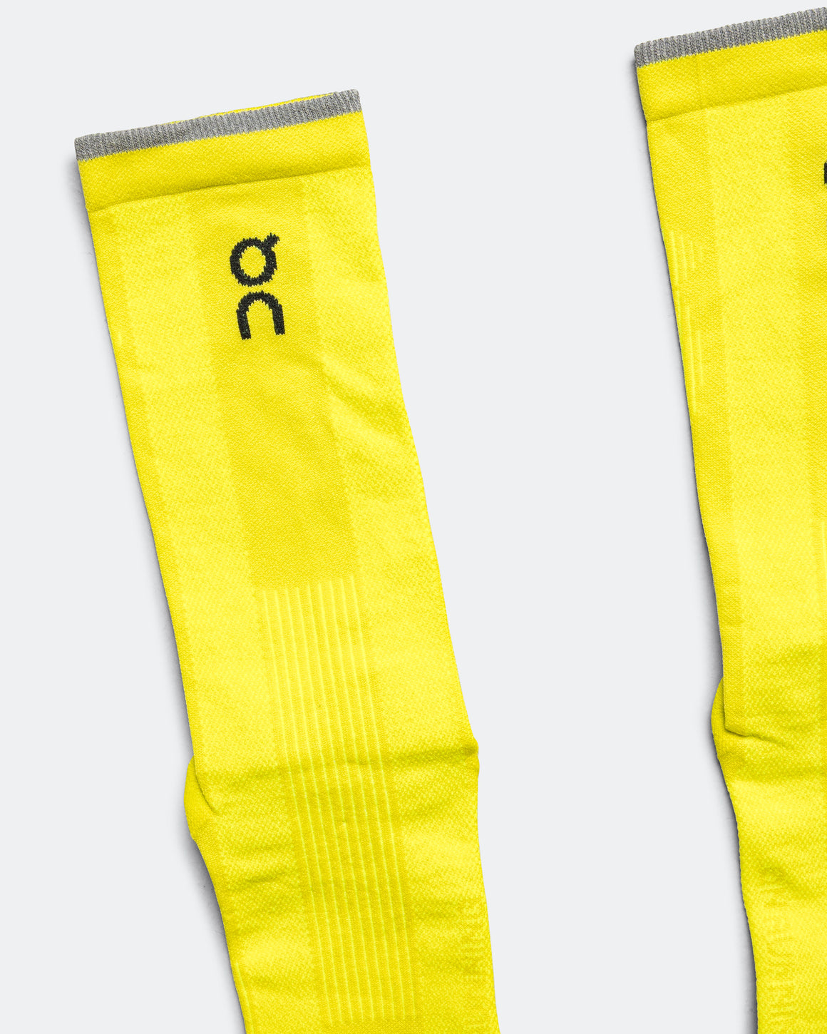 On Running - Elite Run Sock High - Lime - Up There Athletics