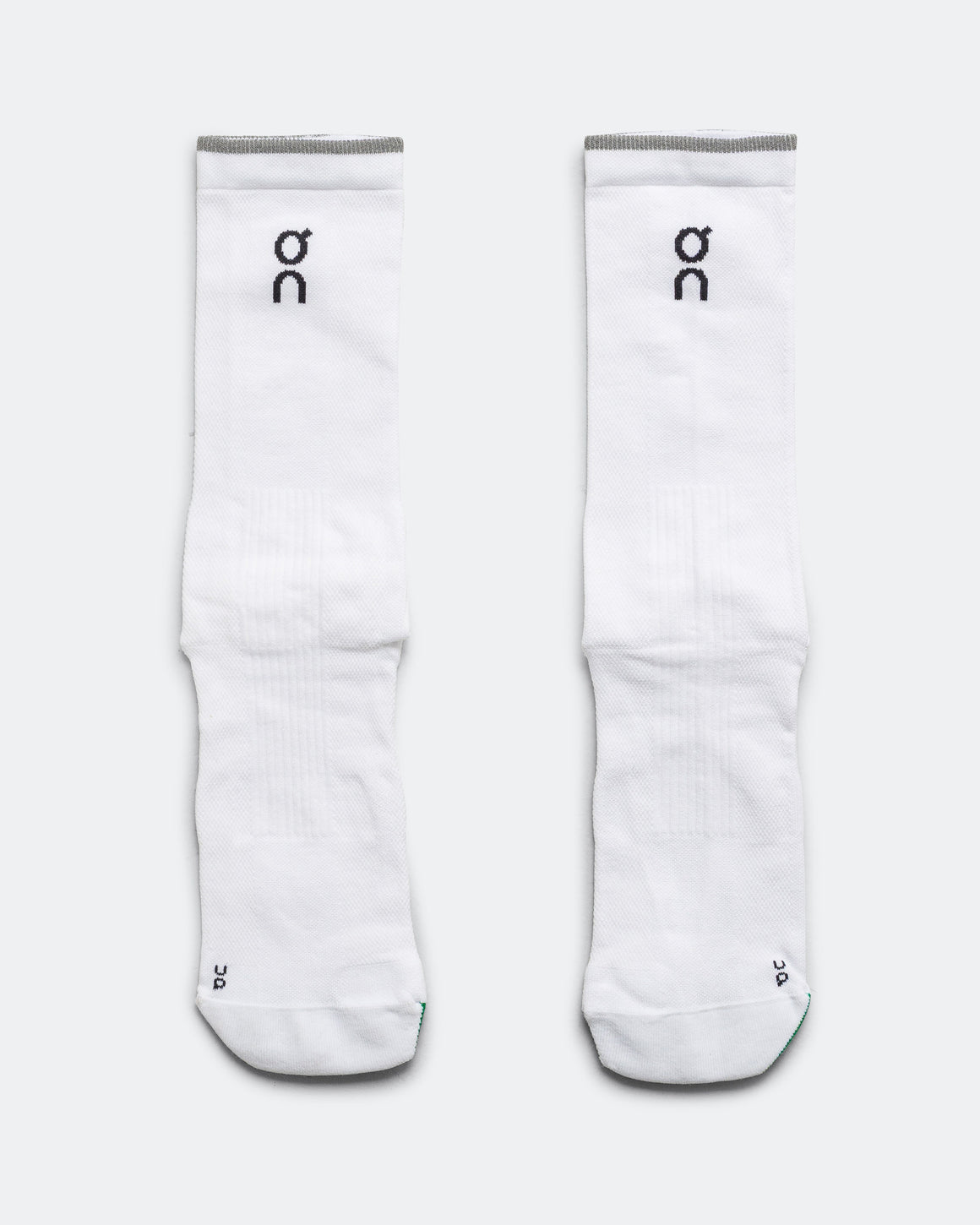 On Running - Elite Run Sock High - White/Ivory - Up There Athletics