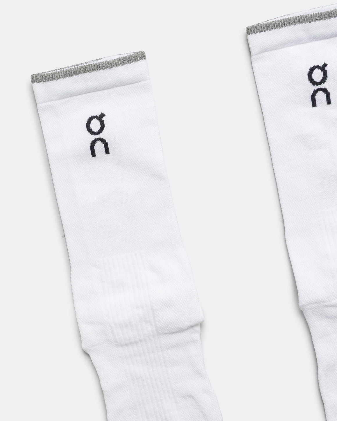 On Running - Elite Run Sock High - White/Ivory - Up There Athletics