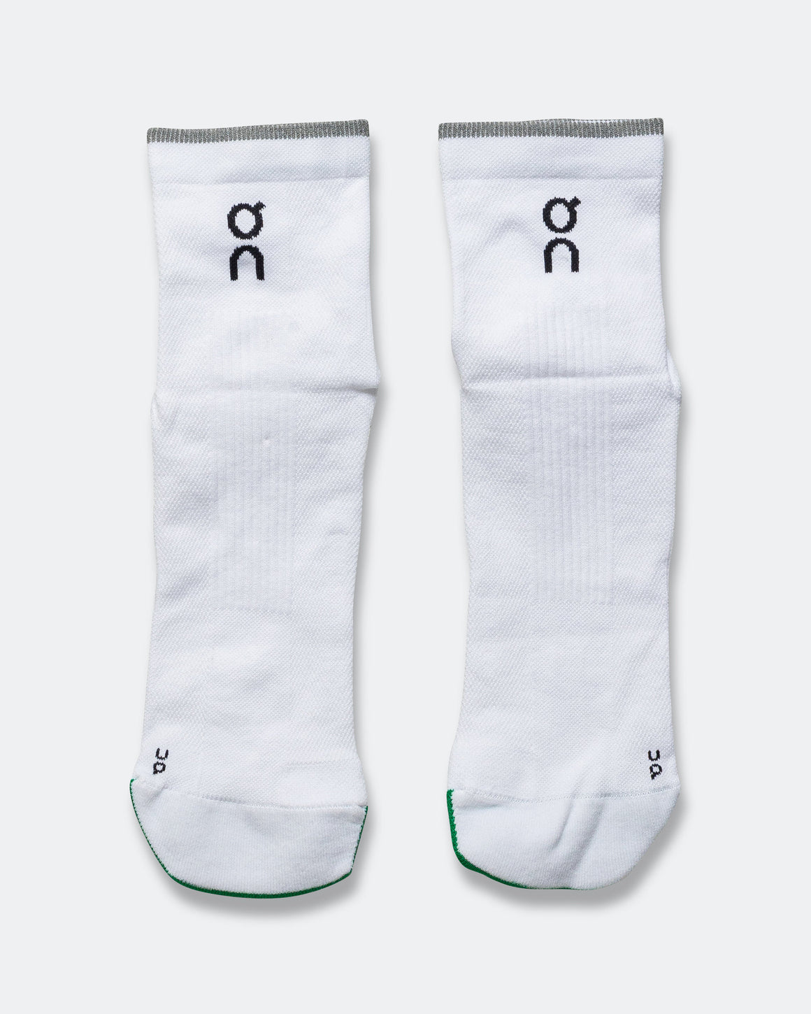 On Running - Elite Run Sock Mid - White/Ivory - Up There Athletics