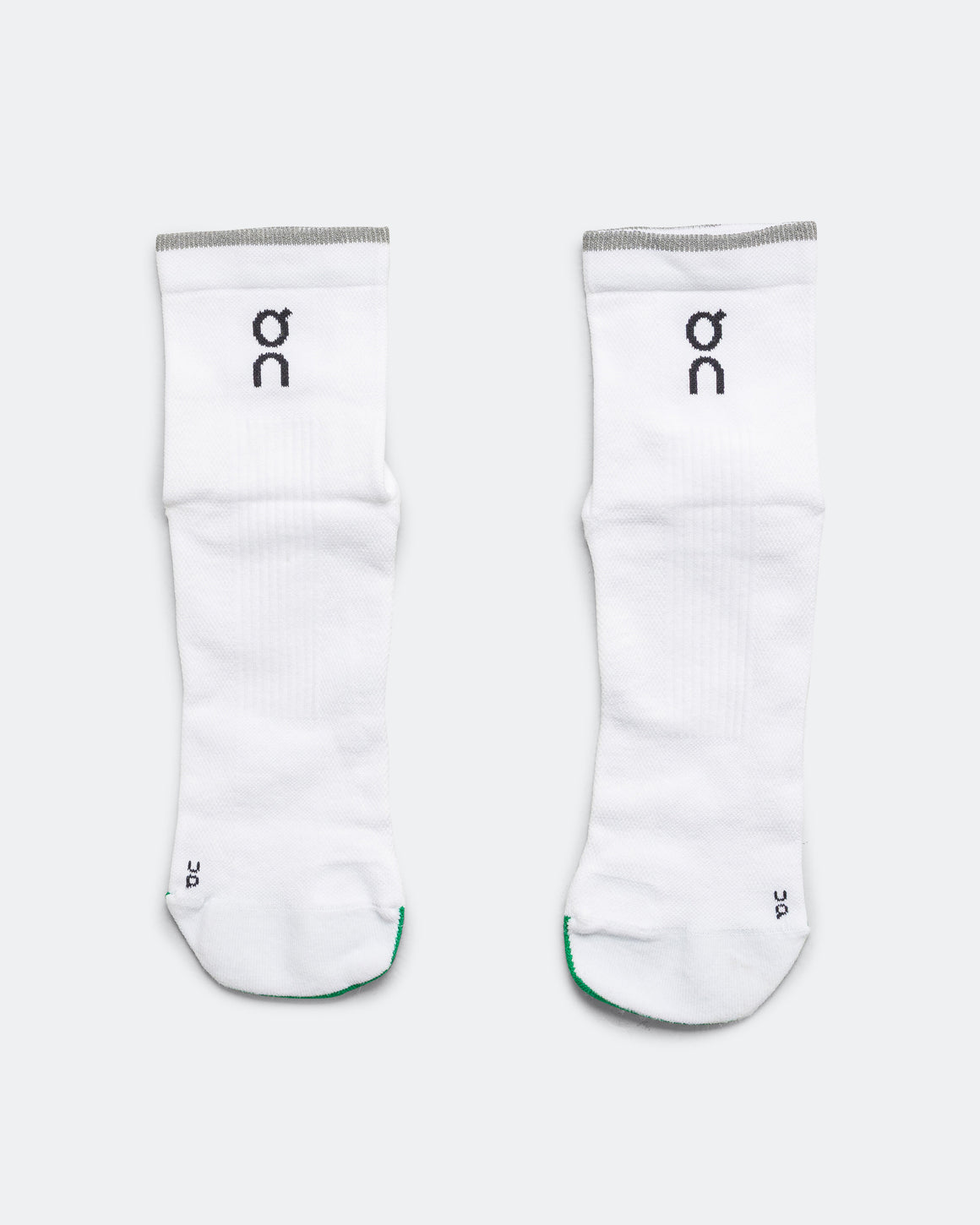 On Running - Elite Run Sock Mid - White/Ivory - Up There Athletics