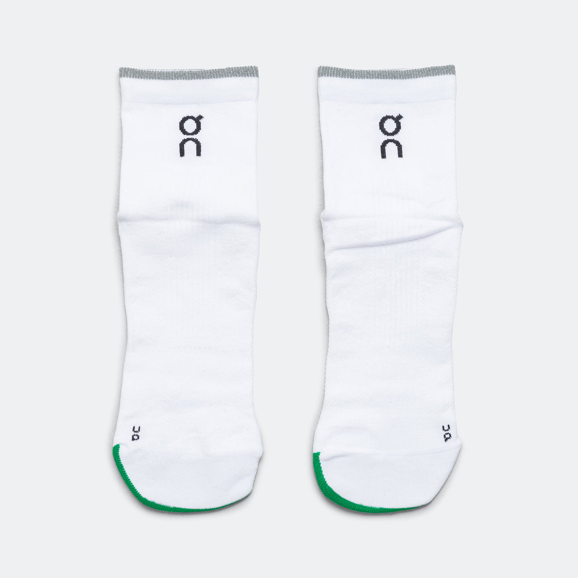 On Running - Elite Run Sock Mid - White/Ivory - Up There Athletics