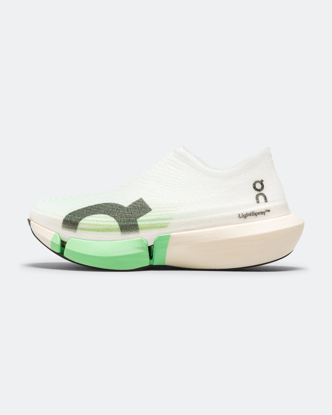 On Running - LightSpray Cloudboom Strike 2  - White/Verdite - Up There Athletics