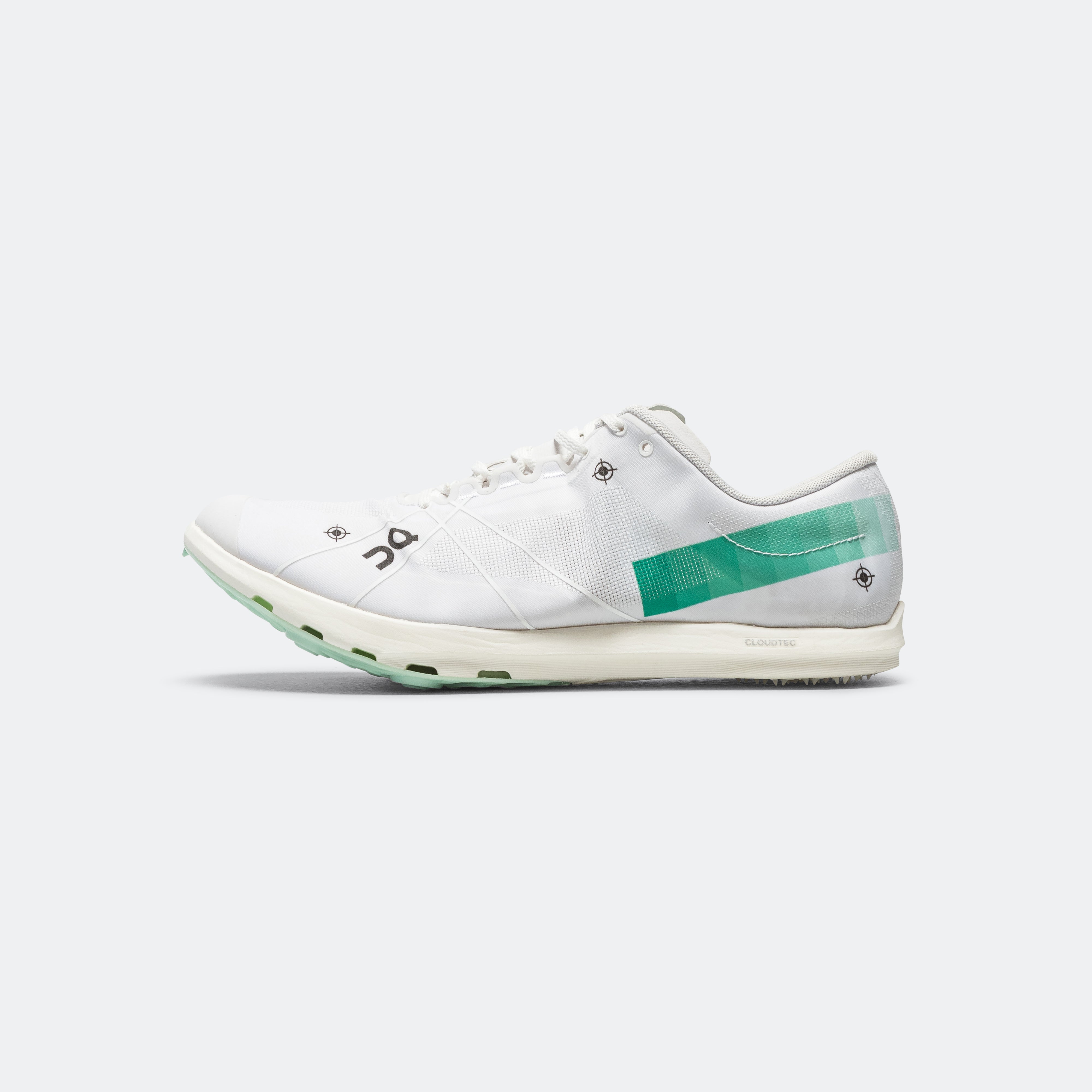 On Running Womens Cloudspike 1500m - Undyed/White | Up There Athletics