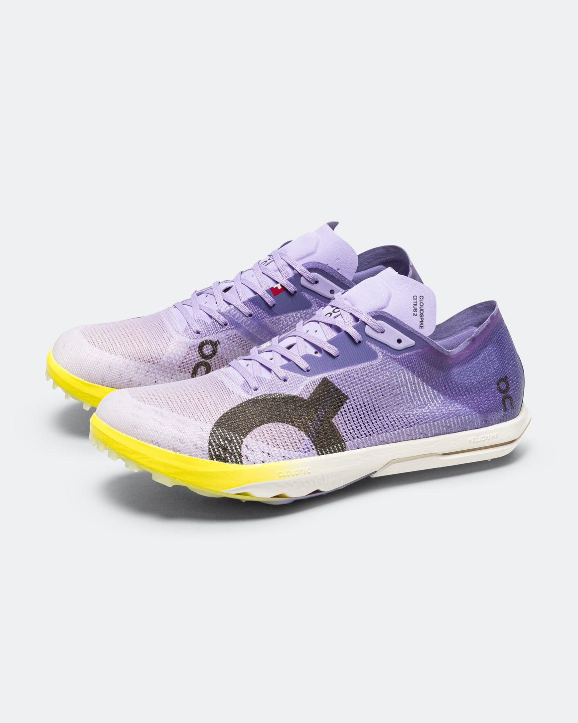 On Running - Mens Cloudspike Citius 2 - Bloom/Lime - Up There Athletics