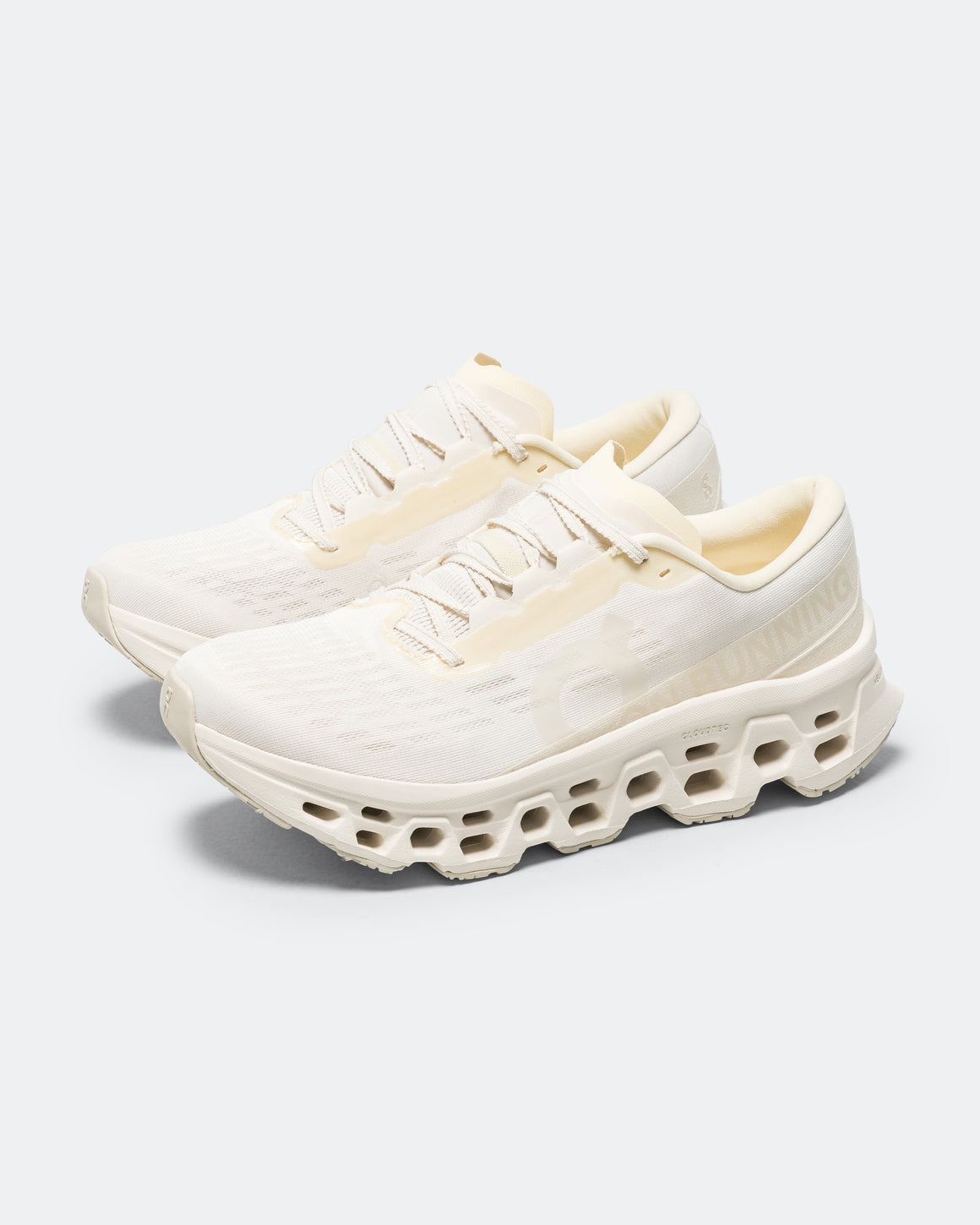 On Running - Womens Cloudmonster 3 LN1 - Ivory/Ray - Up There Athletics
