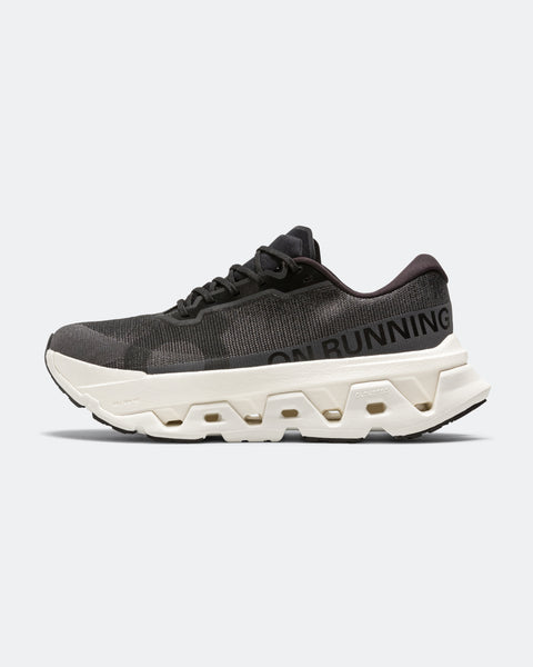 On Running - Mens Cloudmonster Hyper 3 - Black/Ivory | Up There