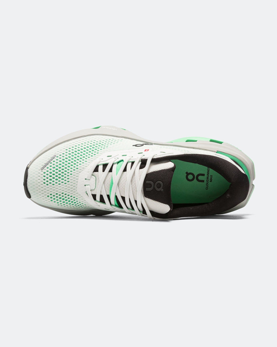 On Running - Mens Cloudrunner 3 Max - White/Verdite - Up There Athletics