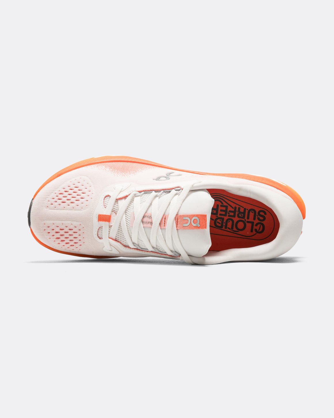 On Running - Mens Cloudsurfer 3 - White/Flame - Up There Athletics