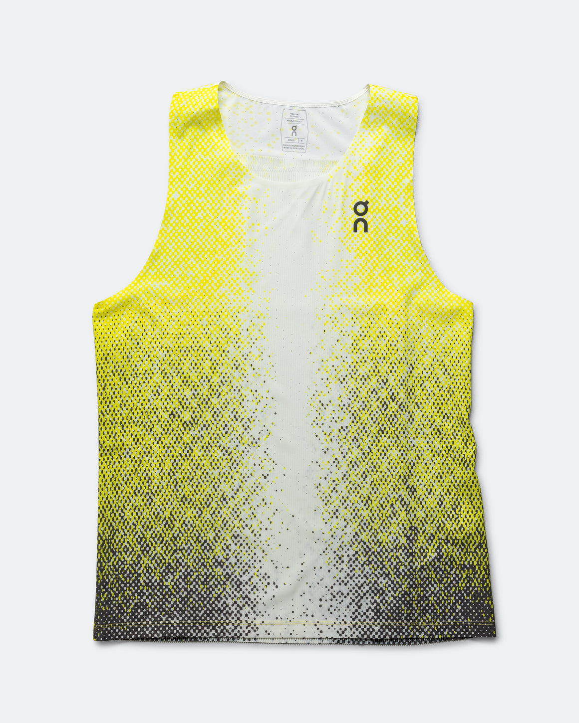 On Running - Mens Race Singlet - Lime - Up There Athletics