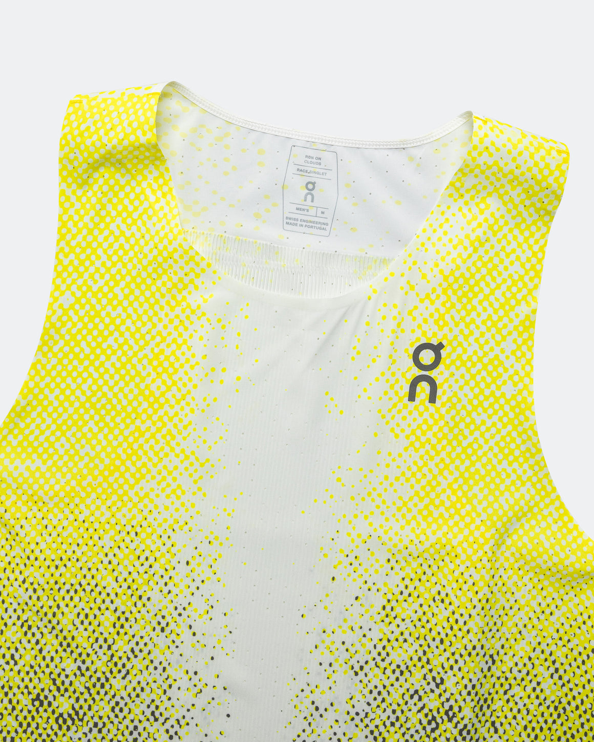 On Running - Mens Race Singlet - Lime - Up There Athletics