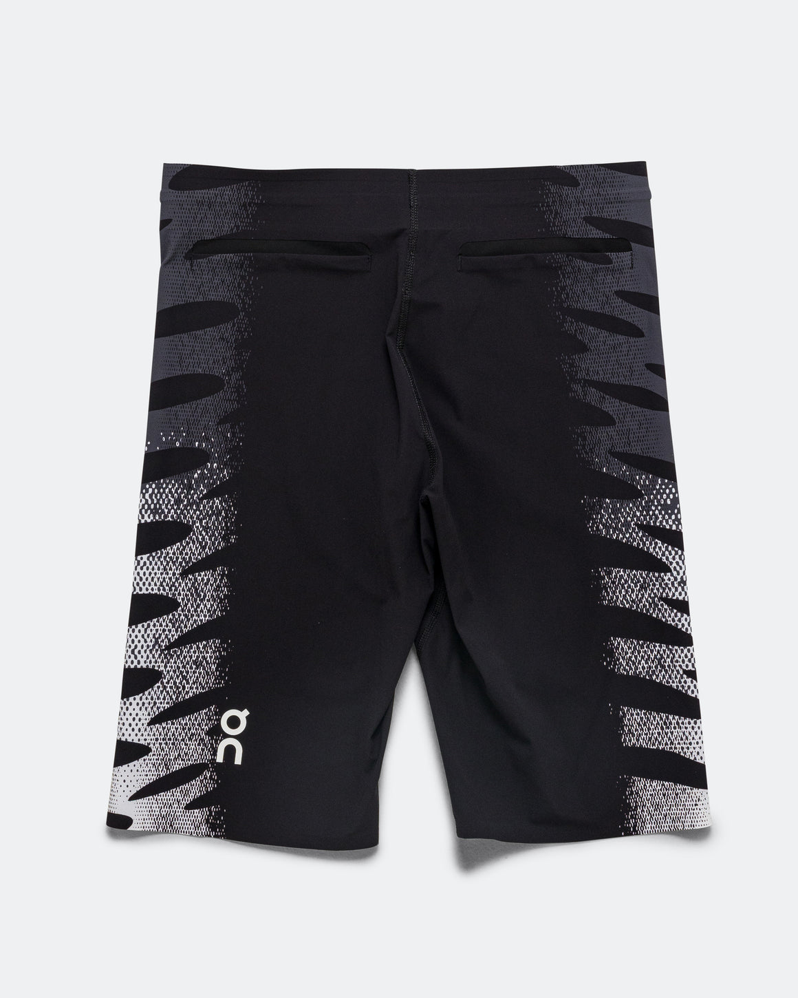 On Running - Mens Zero Zero Half Tights - Iron/White - Up There Athletics