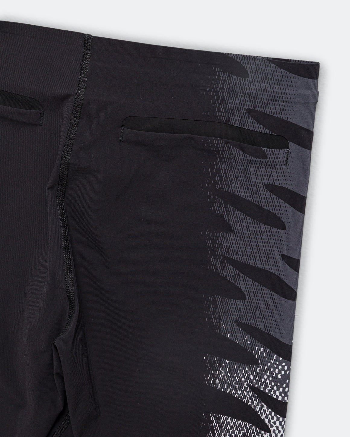 On Running - Mens Zero Zero Half Tights - Iron/White - Up There Athletics