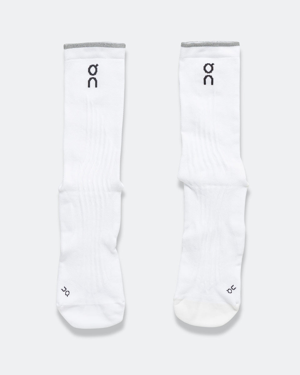 On Running - Elite Run Sock High Hyper - White | Up There Athletics