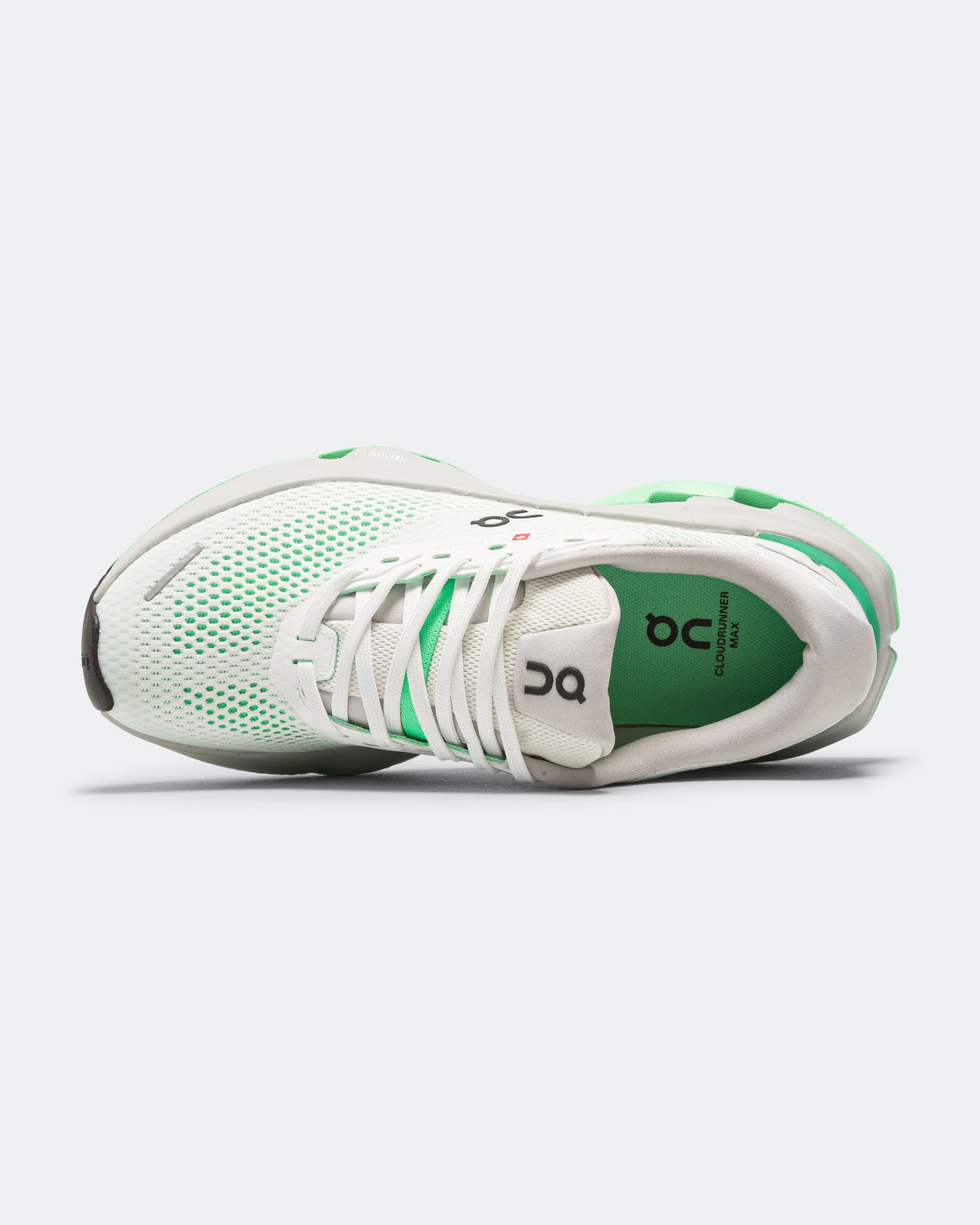 On Running - Womens Cloudrunner 3 Max - White/Verdite - Up There Athletics