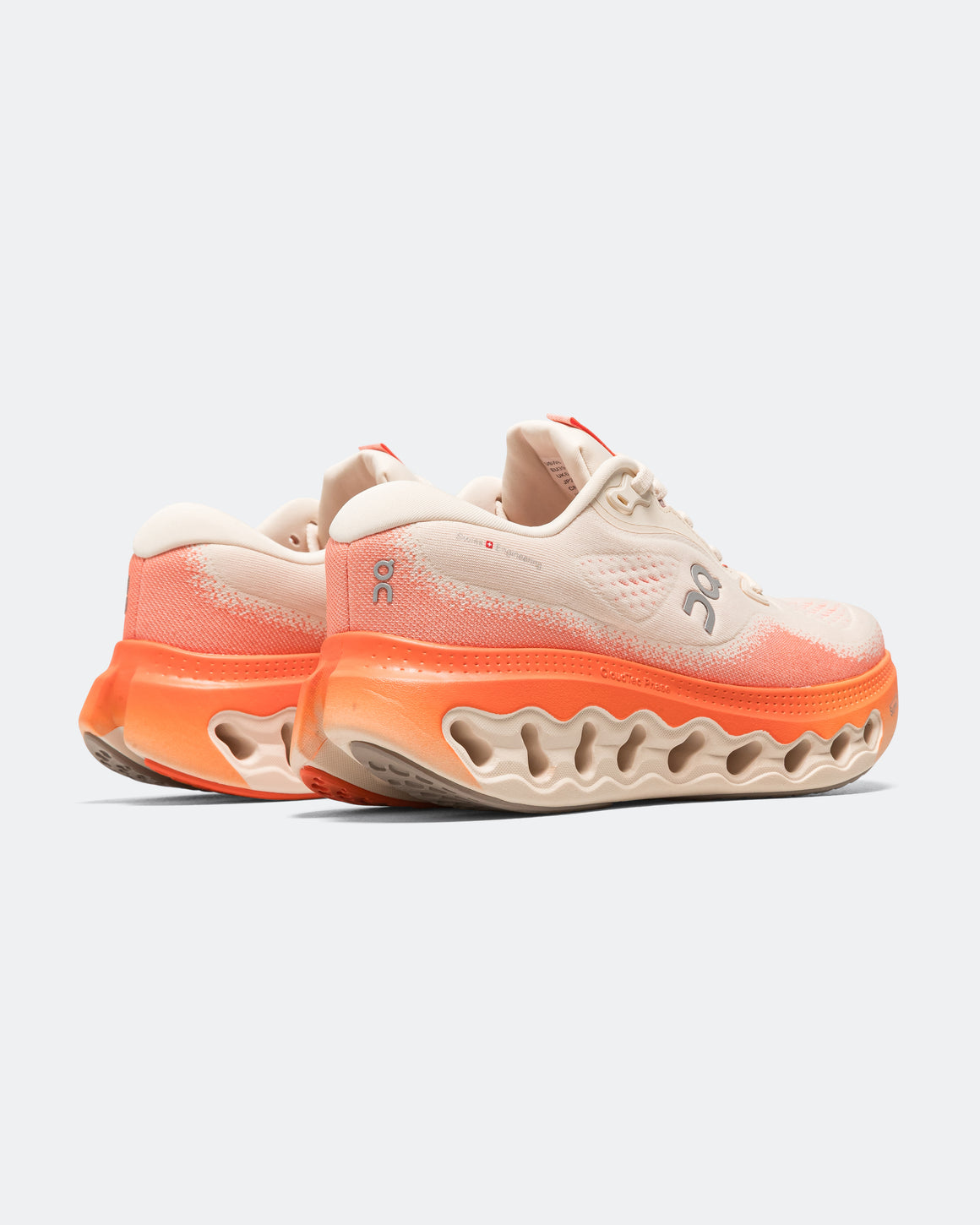 On Running - Womens Cloudsurfer 3 - Moonstone/Flame - Up There Athletics