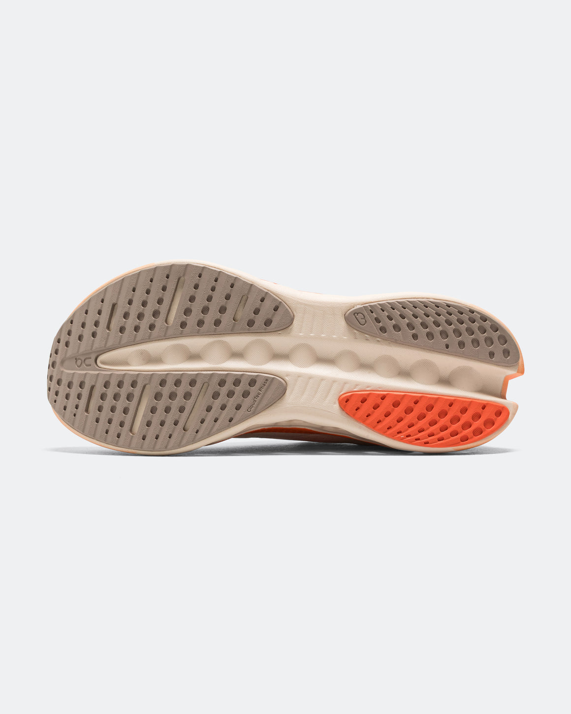 On Running - Womens Cloudsurfer 3 - Moonstone/Flame - Up There Athletics