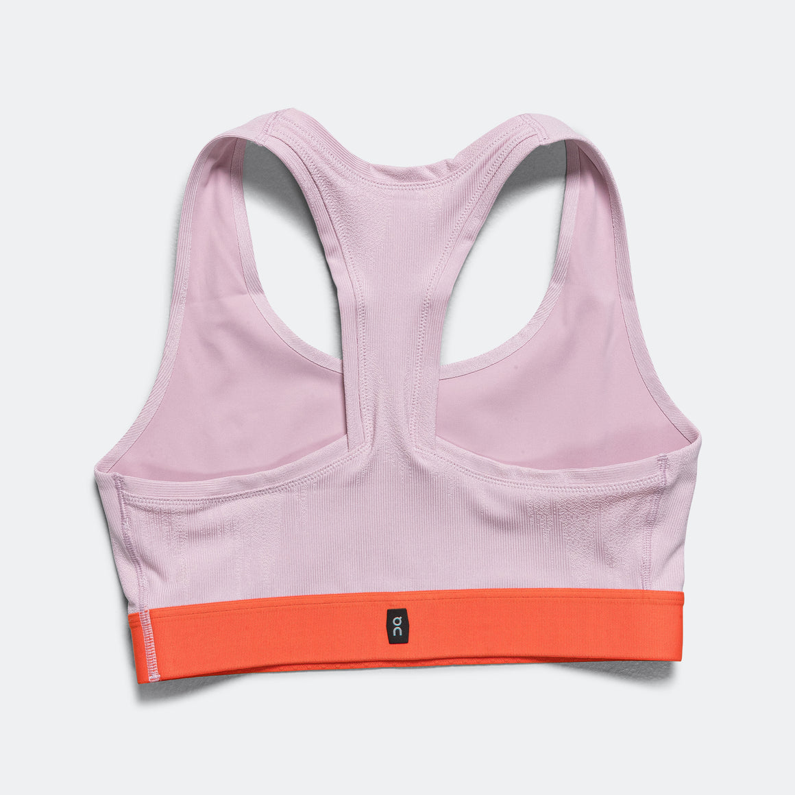 On Running - Womens Pace Bra - Mauve/Flame - Up There Athletics