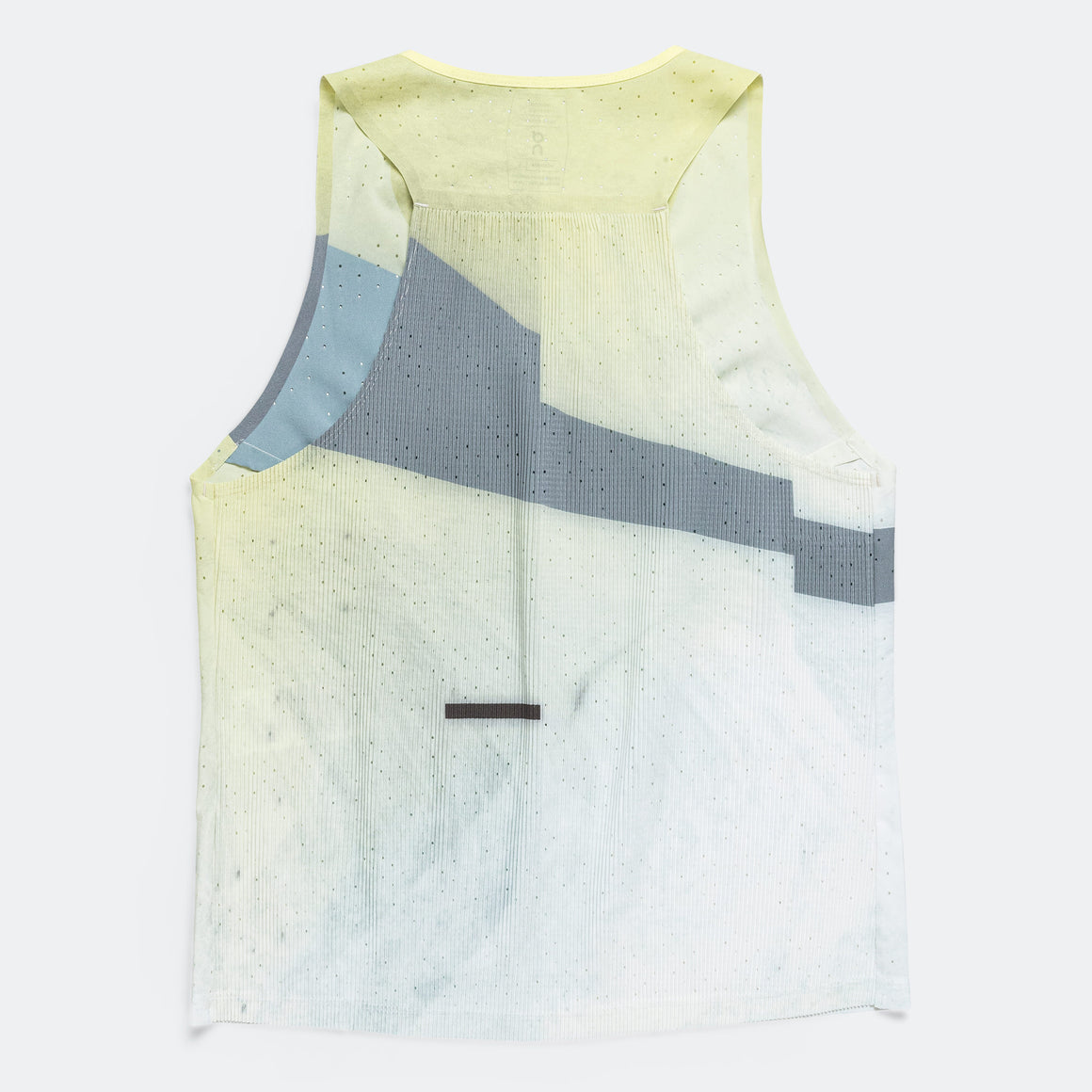 On Running - Womens Race Singlet - Limelight/Glacier - Up There Athletics