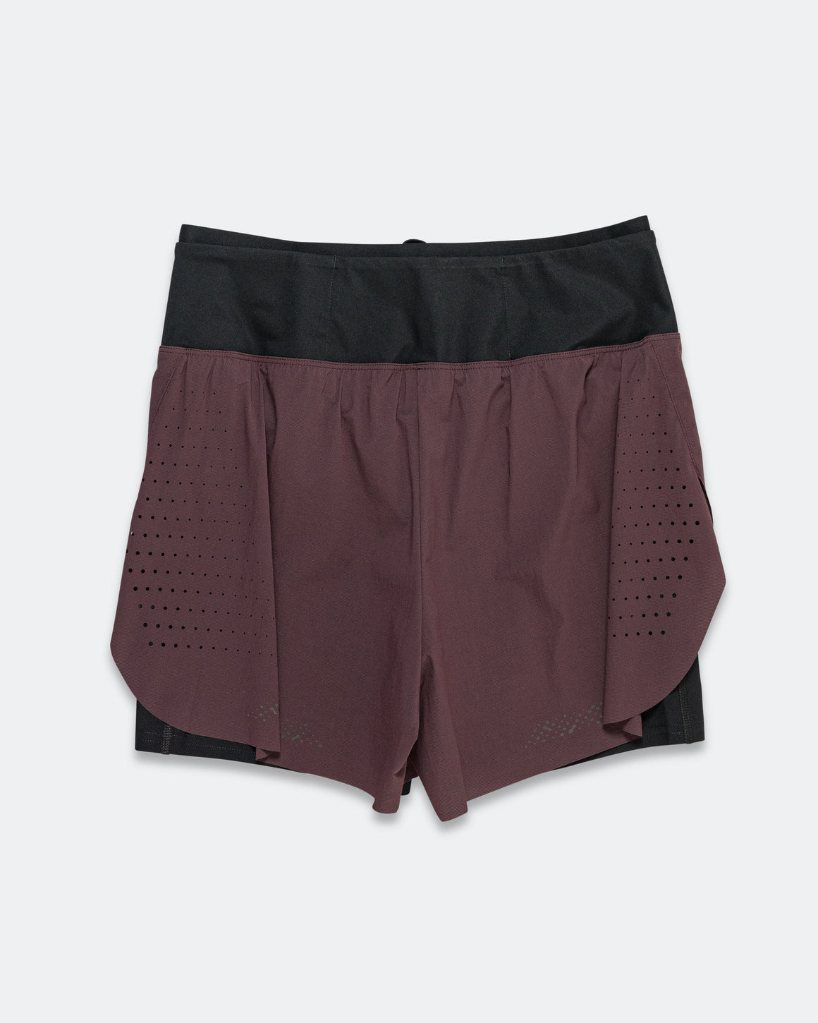 On Running - Womens Zero 2-in-1 Shorts - Urchin/Black - Up There Athletics