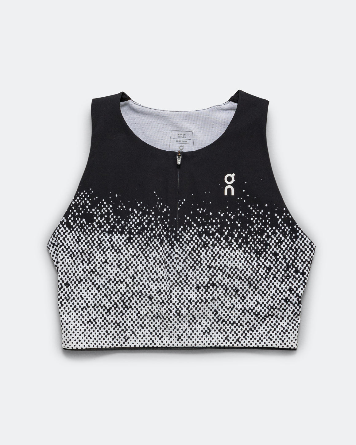 On Running - Womens Zero Crop - White/Black - Up There Athletics
