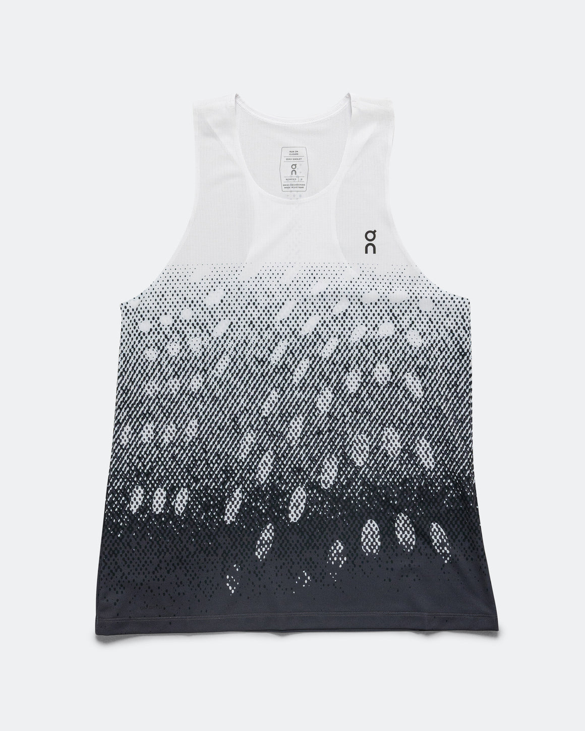 On Running - Womens Zero Singlet - White/Iron - Up There Athletics