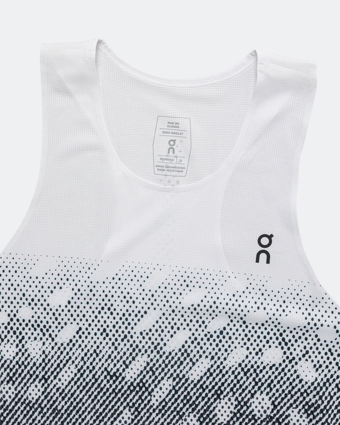 On Running - Womens Zero Singlet - White/Iron - Up There Athletics
