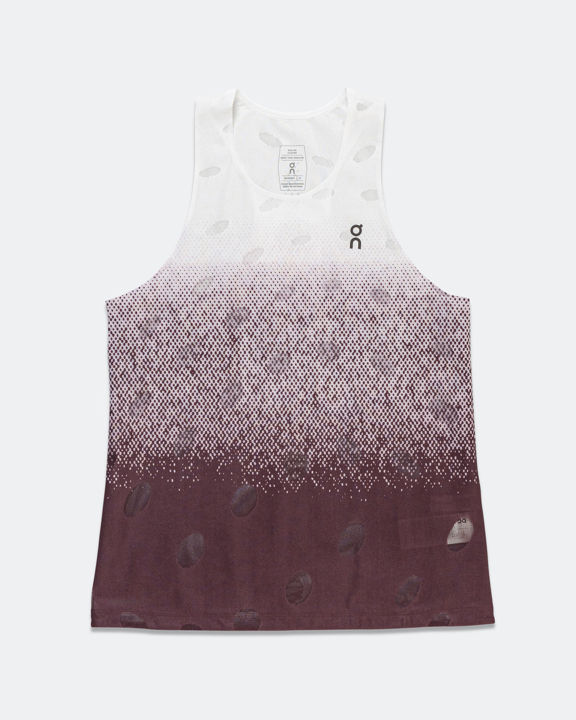 On Running - Womens Zero Tank Breathe - Foxglove/White - Up There Athletics