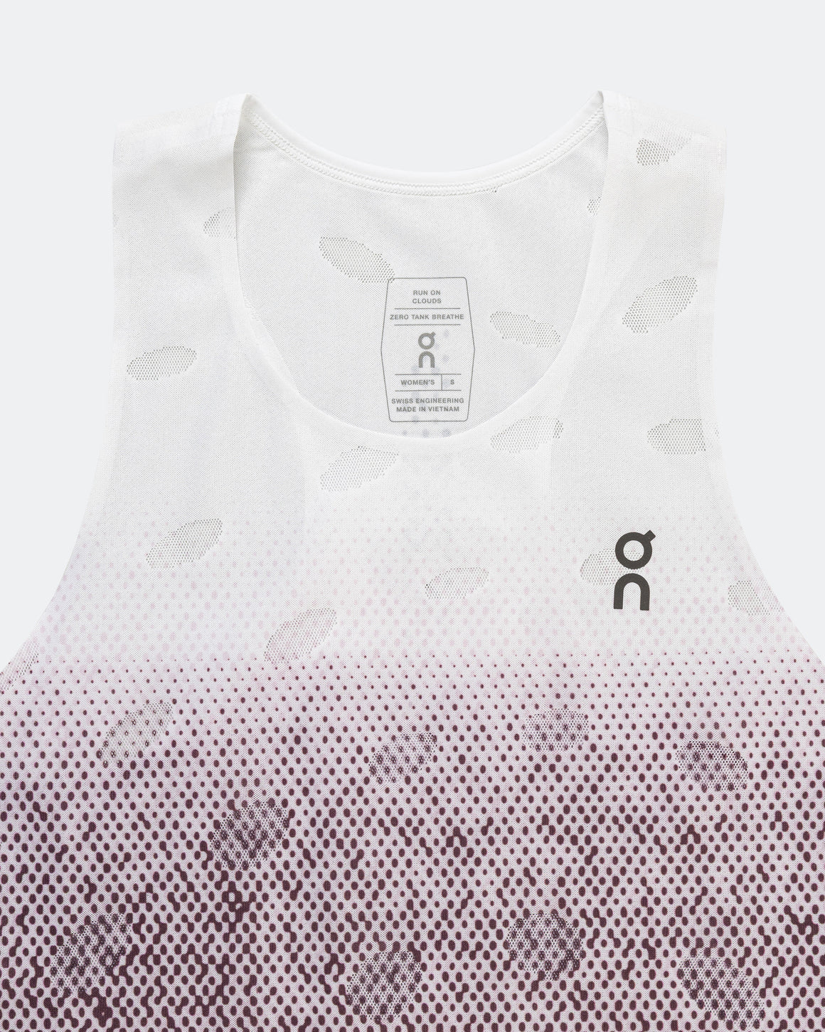 On Running - Womens Zero Tank Breathe - Foxglove/White - Up There Athletics