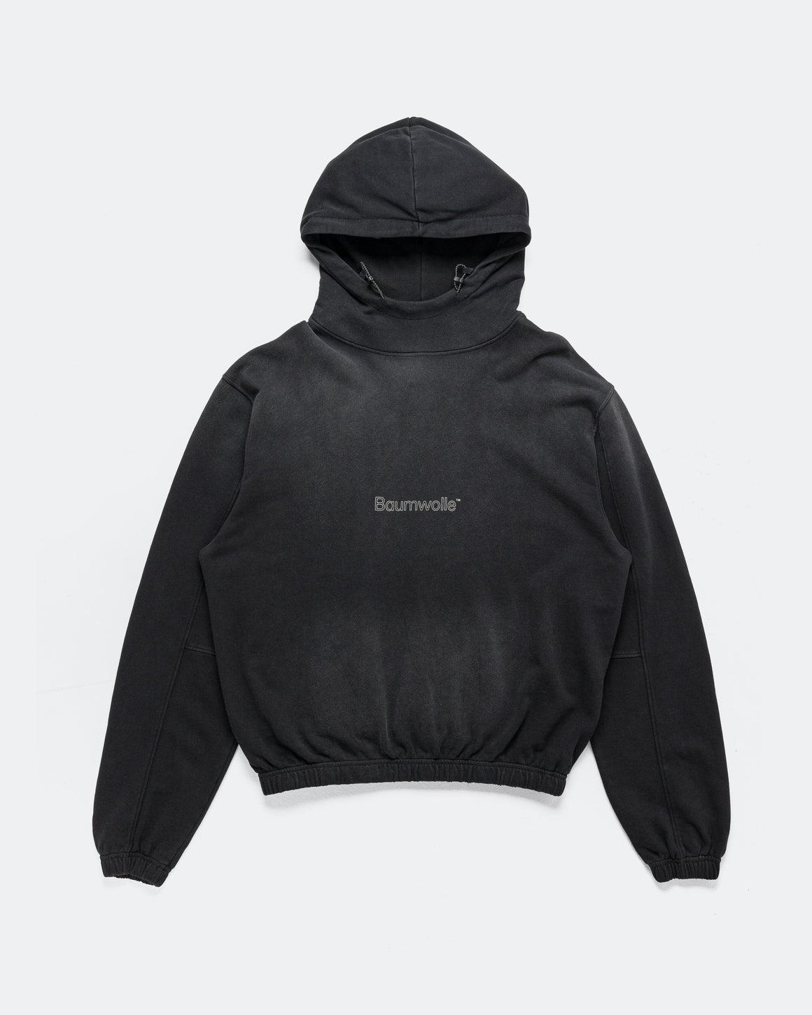 Optimistic Runners - Baumwolle Hoodie - Washed Black - Up There Athletics