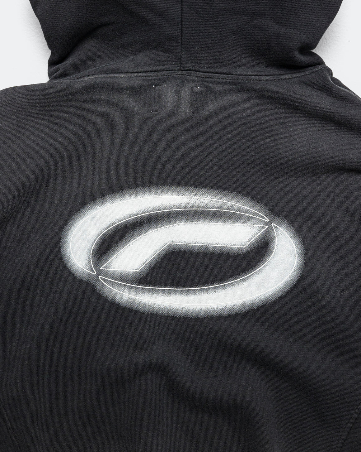 Optimistic Runners - Baumwolle Hoodie - Washed Black - Up There Athletics