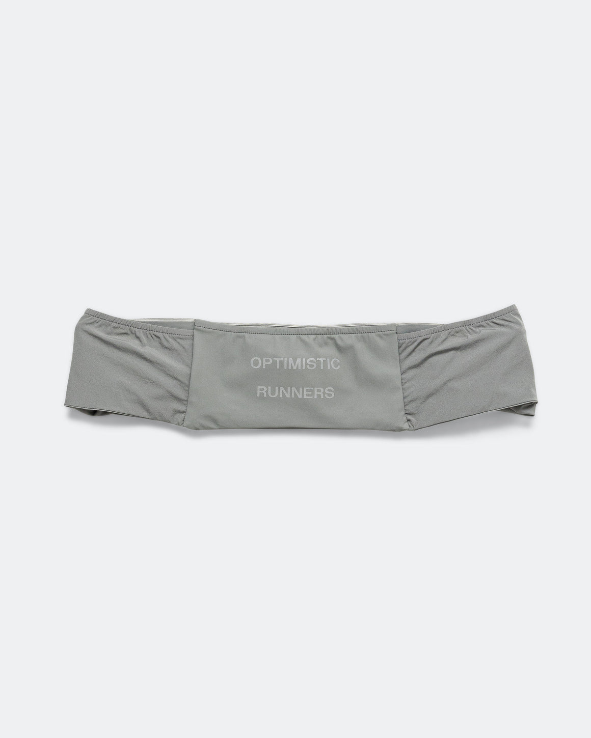 Optimistic Runners - Belt Bag - Metallic Grey - Up There Athletics