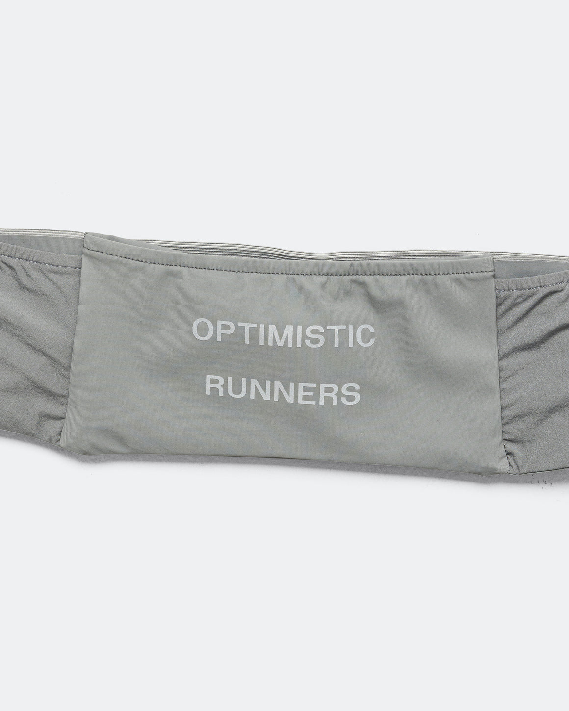 Optimistic Runners - Belt Bag - Metallic Grey - Up There Athletics