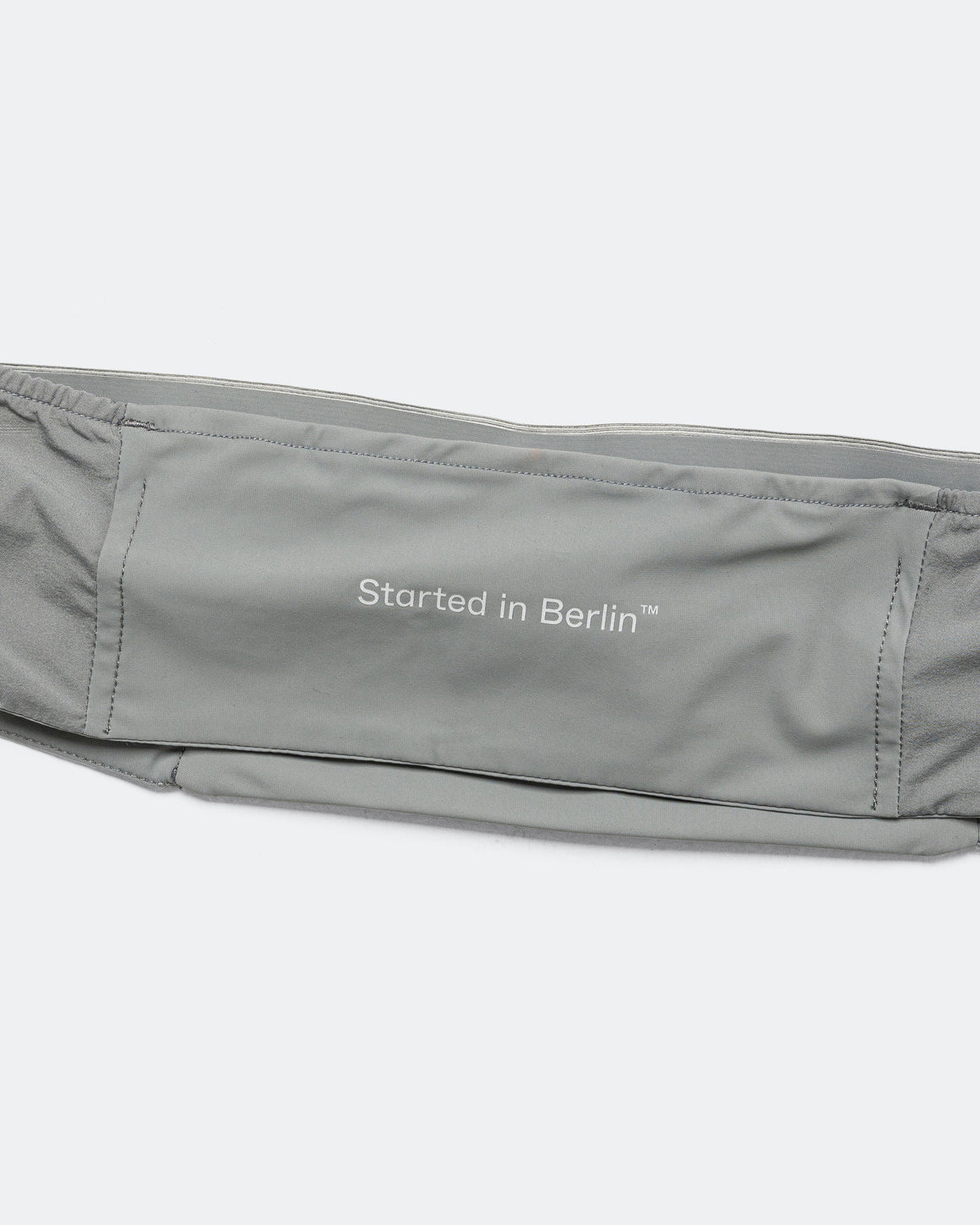 Optimistic Runners - Belt Bag - Metallic Grey - Up There Athletics
