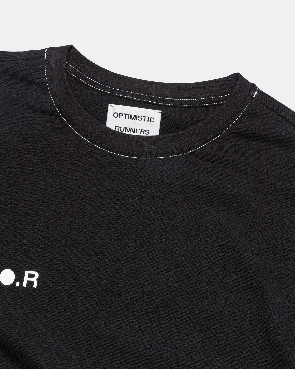 Optimistic Runners - Cotton OR T-shirt - Black - Up There Athletics