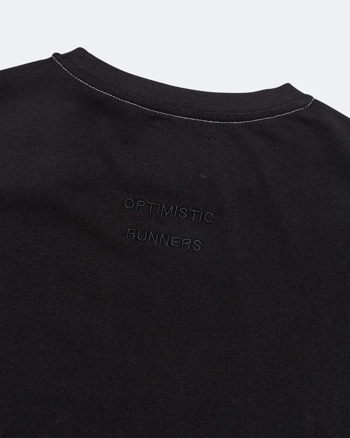 Optimistic Runners - Cotton OR T-shirt - Black - Up There Athletics