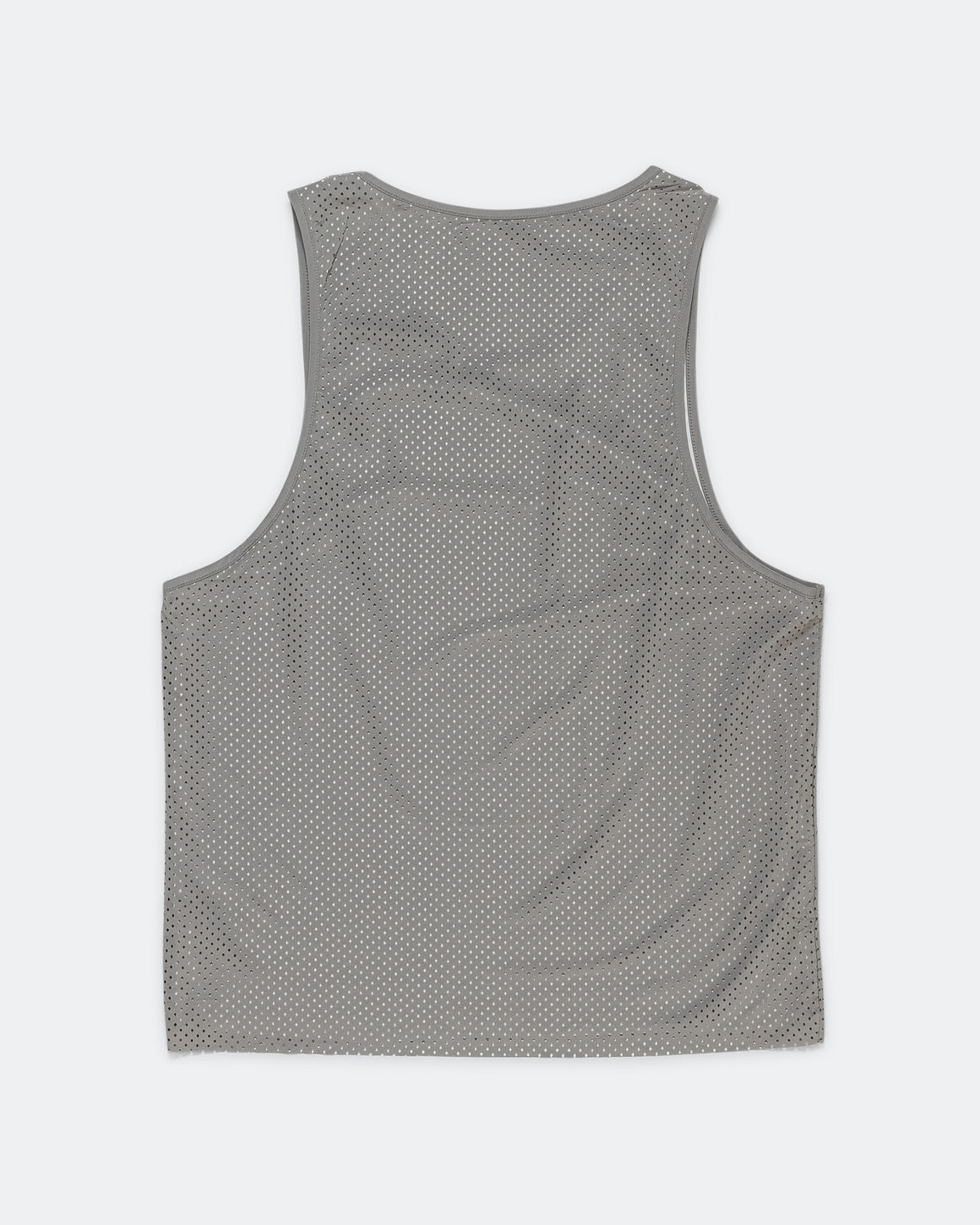 Optimistic Runners - Layered Perforated Singlet - Grey - Up There Athletics