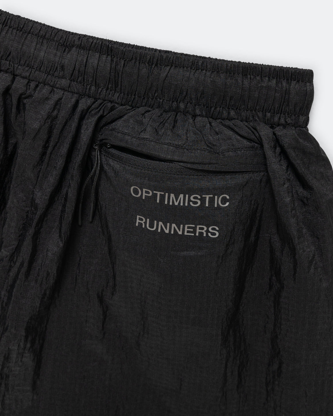 Optimistic Runners - Layered Shorts - Black - Up There Athletics
